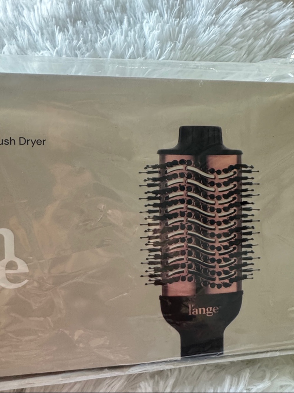 L’ange Black and White 2-in-1 Titanium Brush Dryer